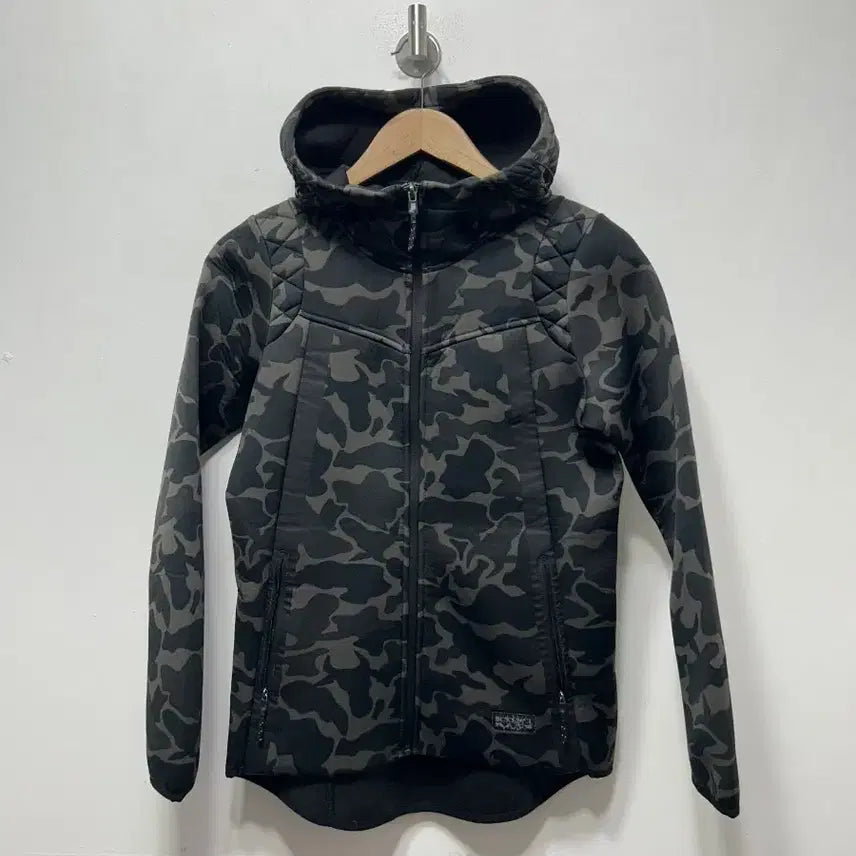 [BUNJANG] Black Yak Camouflage Hooded Zip-Up Jacket S / 블랙야크 카모플라쥬 후드 집업 자켓 S