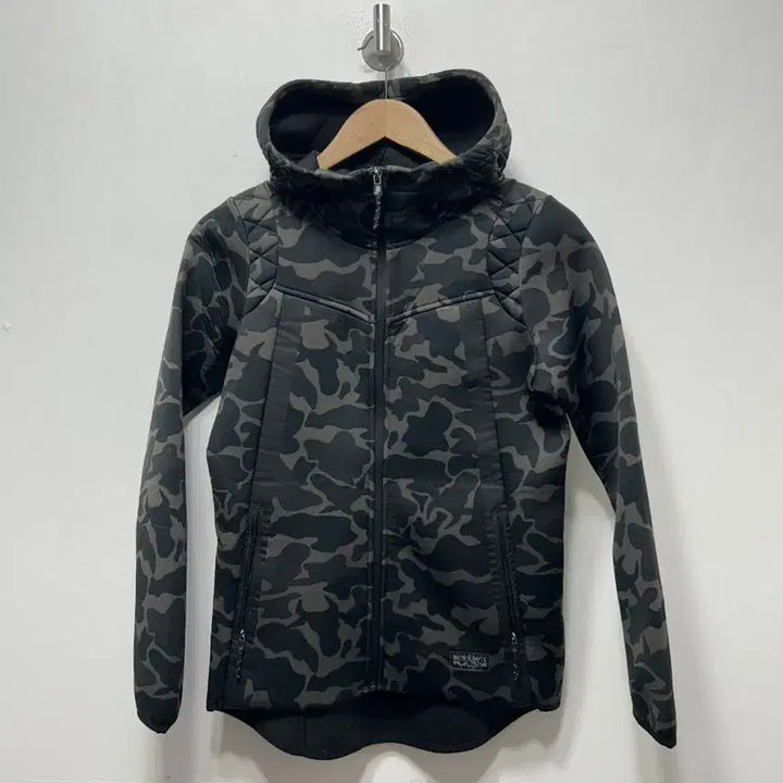 [BUNJANG] Black Yak Camouflage Hooded Zip-Up Jacket S / 블랙야크 카모플라쥬 후드 집업 자켓 S