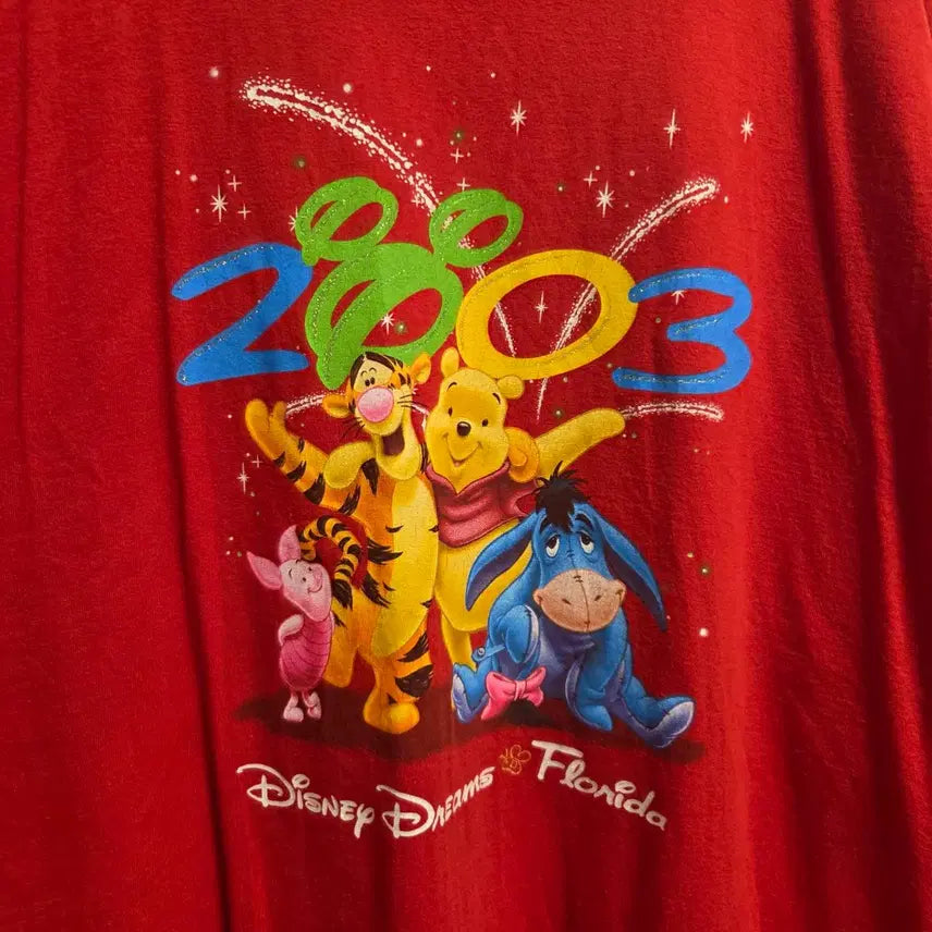 [BUNJANG] Disney 00s Vintage Graphic T-Shirt / 00s Disney 빈티지 반팔 티셔츠 2XL-3XL(110-115)