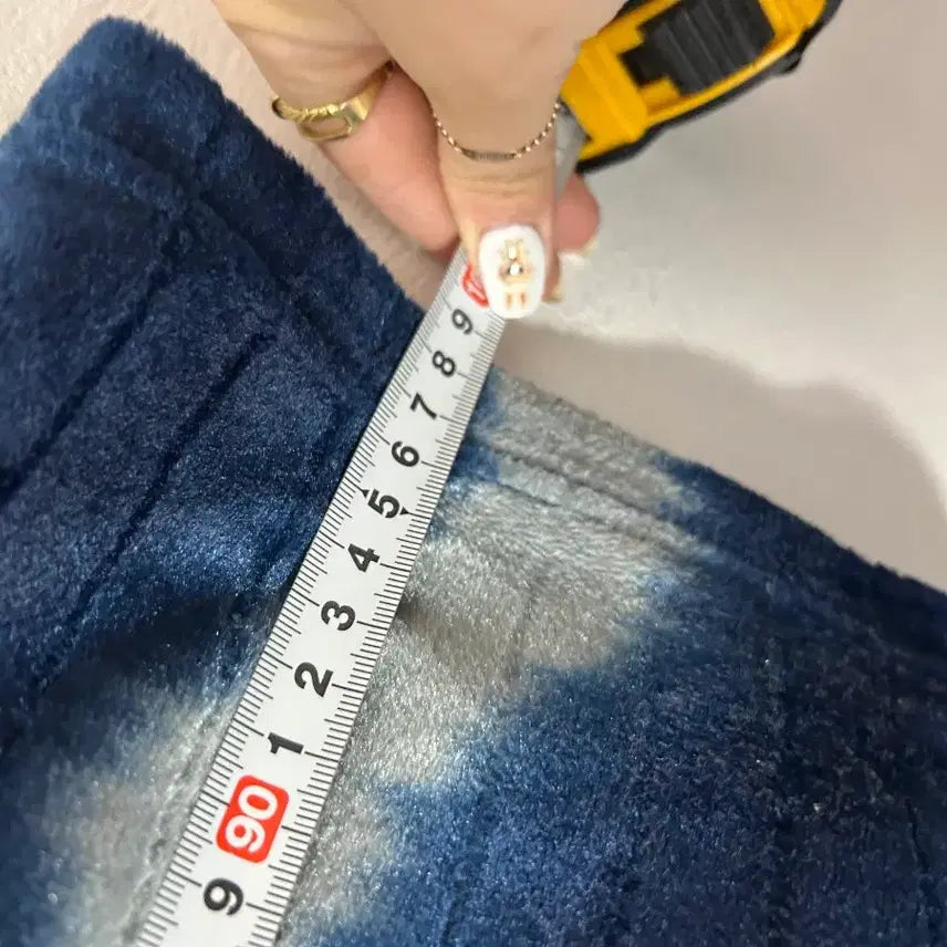 [BUNJANG] Street Wave Pattern Blue Training Pants S / 스트릿 웨이브 패턴 블루 트레이닝 팬츠 S