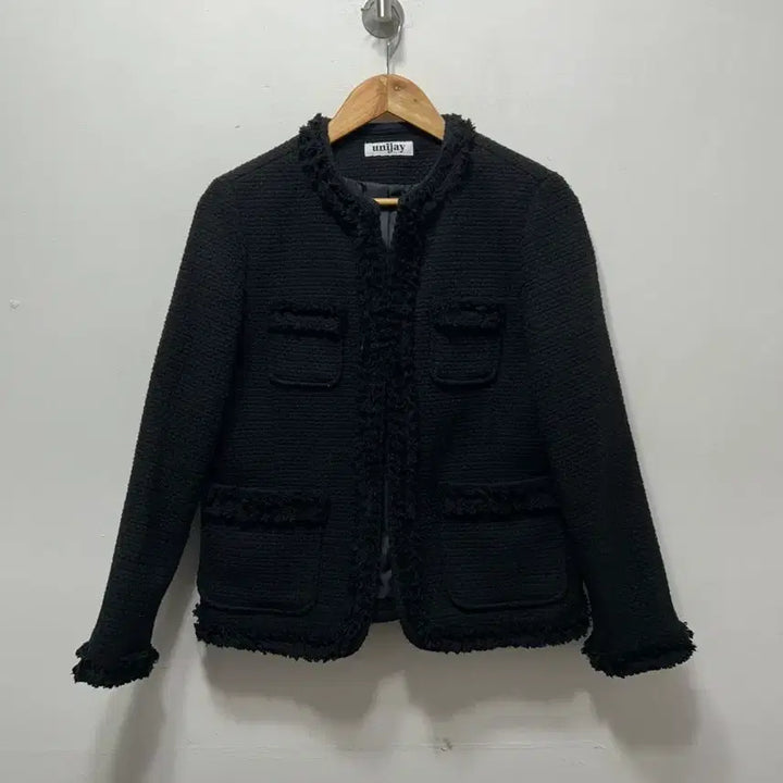 [BUNJANG] Unijay Black Tweed Jacket (M) / unijay 블랙 트위드 자켓 M