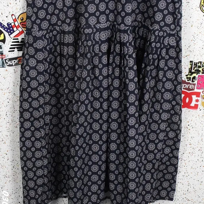 [SOLD OUT] 여성F/ 앤틱 도트 패턴 반팔 데일리 원피스 NV