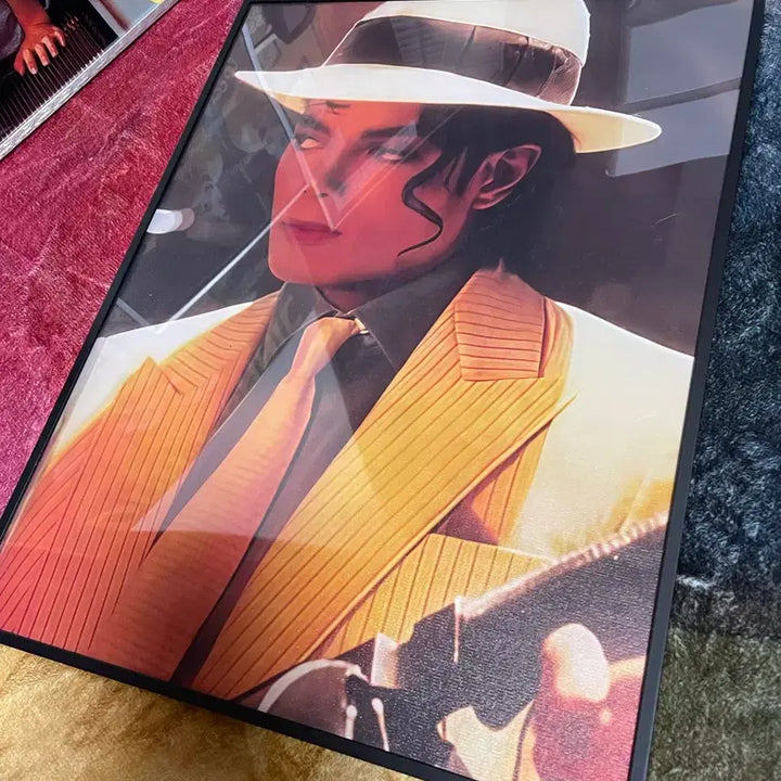 [BUNJANG] Michael Jackson Framed Poster 40x50cm / Michael Jackson 액자 40x50cm