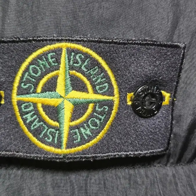[BUNJANG] Stone Island Crinkle Reps Long Down Jacket / 스톤아일랜드 크링클랩스 패딩