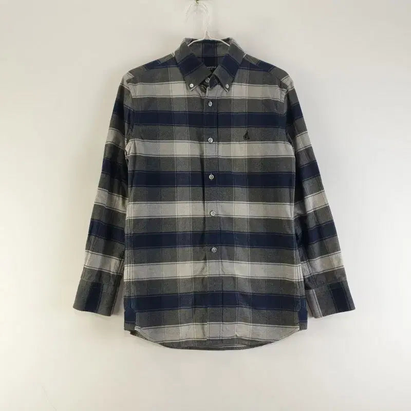[SOLD OUT] 빈폴 남성95 슬림핏 배색 체크 남방 M1372