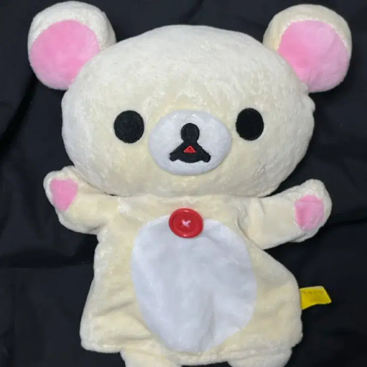 [SOLD OUT] 코리락쿠마 핸드퍼펫 인형 빈티지 고전 도트 방꾸미기