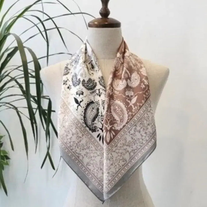 [BUNJANG] Paisley Pattern Reversible Scarf / 페이즐리 스카프(새상품)