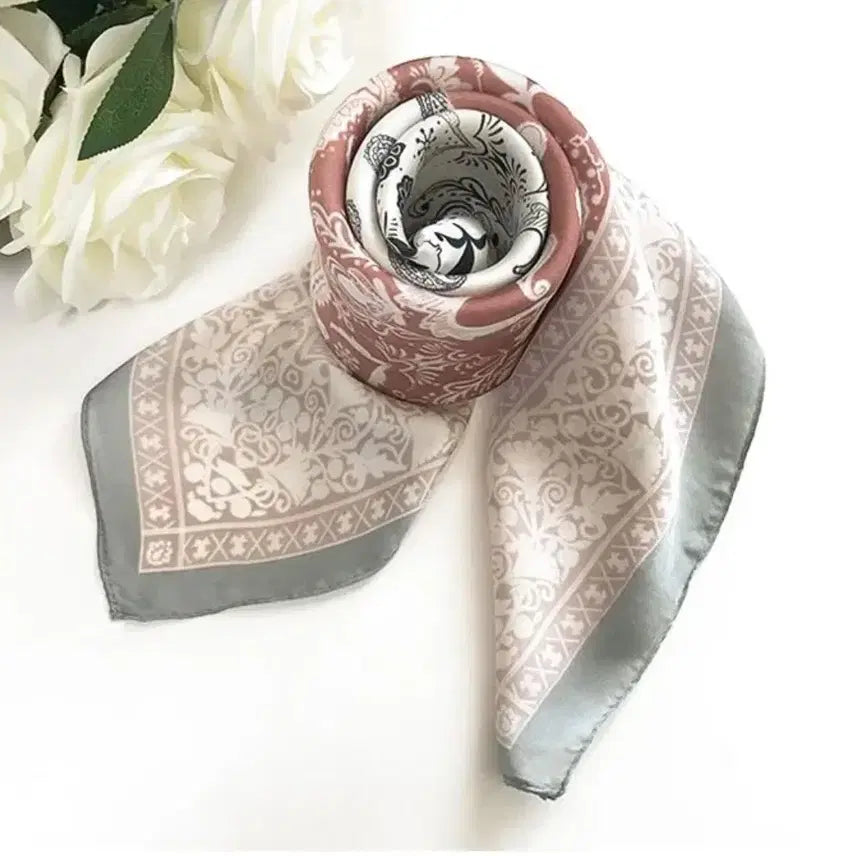 [BUNJANG] Paisley Pattern Reversible Scarf / 페이즐리 스카프(새상품)