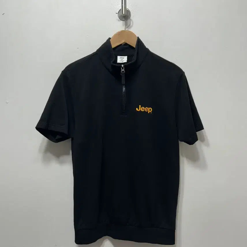 [BUNJANG] Jeep Black Polo Shirt M / Jeep 반팔 카라넥 블랙 티셔츠 M