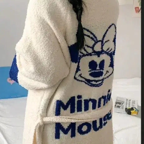[BUNJANG] Disney Minnie Mouse Sleep Robe / 디즈니 미니마우스 수면 로브 가운
