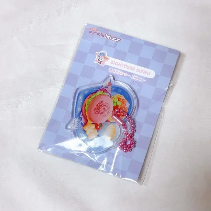 [BUNJANG] miigo Signature Menu Acrylic Keyring / miigo 미고 시그니쳐 메뉴 아크릴 키링