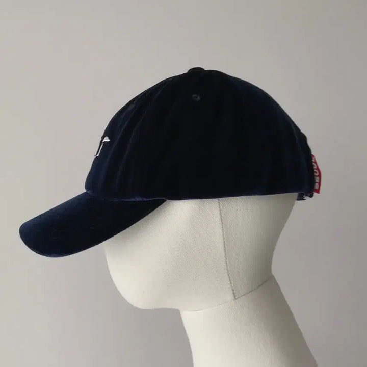 [BUNJANG] Oioi Velvet Ball Cap - Navy / Oioi 벨벳 볼캡 네이비