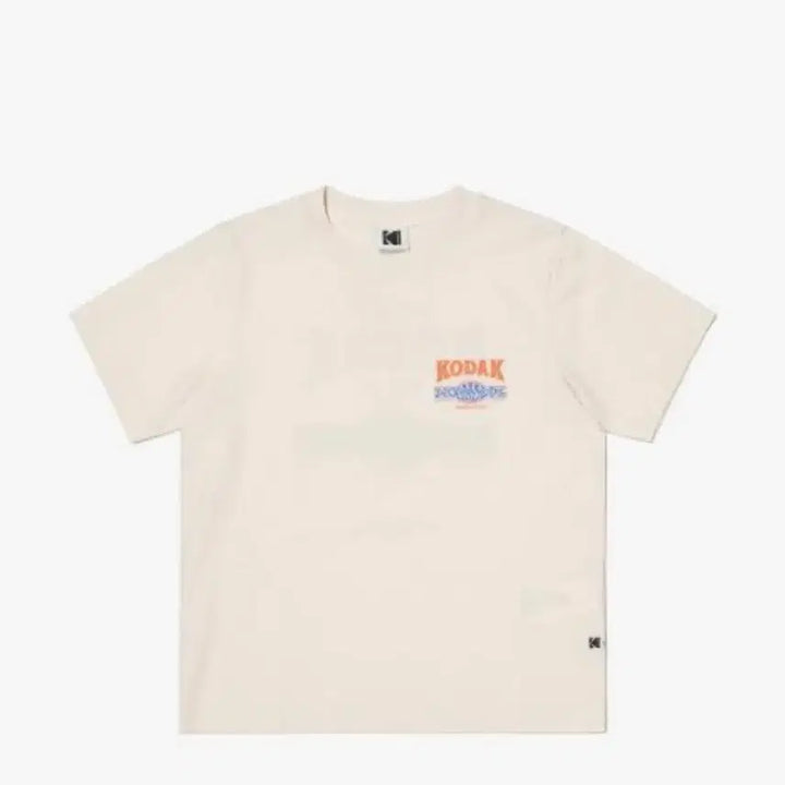 [BUNJANG] KODAK Ivory Unisex Short Sleeve T-shirt / 코닥 KODAK 반팔 티셔츠 아이보리 남녀공용
