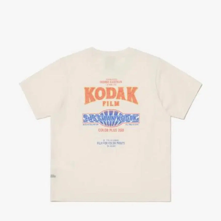 [BUNJANG] KODAK Ivory Unisex Short Sleeve T-shirt / 코닥 KODAK 반팔 티셔츠 아이보리 남녀공용