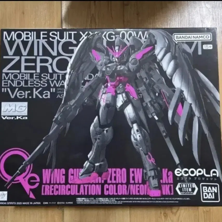 [BUNJANG] Bandai MG 1/100 Wing Gundam Zero Ver. Ka Recirculation Neon Pink Limited Edition Plastic Model / MG 윙건담 제로  리서큘레이션 네온 핑크 버카 건담 프라모델 한정판