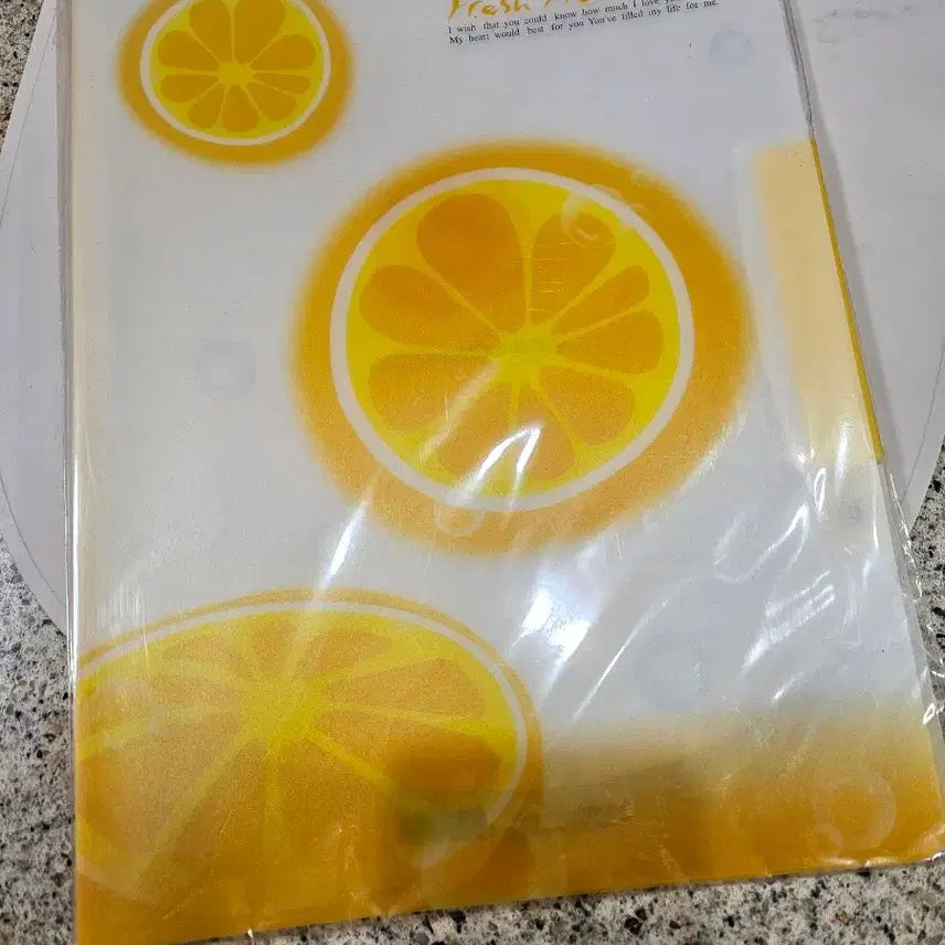 [BUNJANG] IPRESSNI Fruit Design L-Folder Set (4 Pieces) / 아이프레스니 과일 디자인 L자 파일 4개 세트