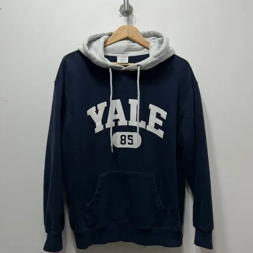 [BUNJANG] Yale Navy Hoodie M / 예일 YALE 네이비 후드티 M