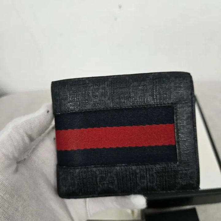 [BUNJANG] Gucci Web Stripe Bifold Wallet / [정품][A급] 구찌 웹삼선 반지갑