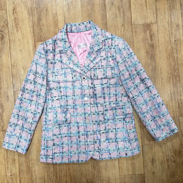 [SOLD OUT] 빨강(BBALGANG) 핑크트위드자켓 프리사이즈 새상품