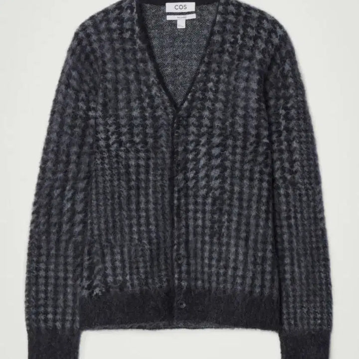 [BUNJANG] COS Houndstooth Mohair Blend Cardigan / [M] COS 하운드투스 모헤어 블렌드 가디건