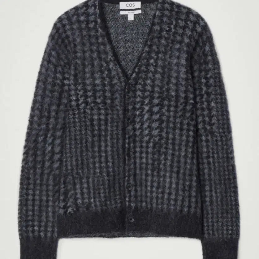 [BUNJANG] COS Houndstooth Mohair Blend Cardigan / [M] COS 하운드투스 모헤어 블렌드 가디건