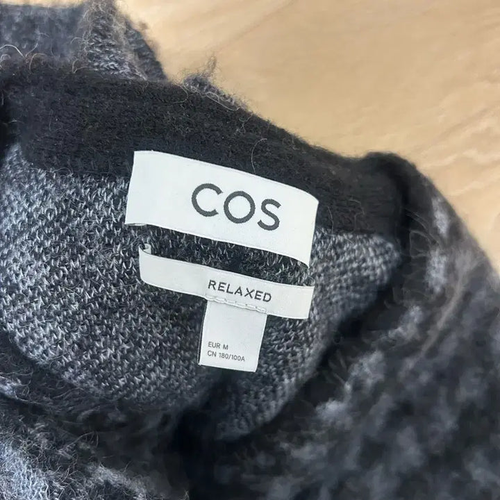 [BUNJANG] COS Houndstooth Mohair Blend Cardigan / [M] COS 하운드투스 모헤어 블렌드 가디건