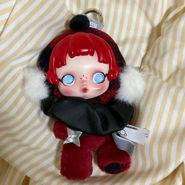 [BUNJANG] Pop Mart Skullpanda Winter Symphony Rock On Keychain / 팝마트 스컬판다 겨울교향곡 락온 키링