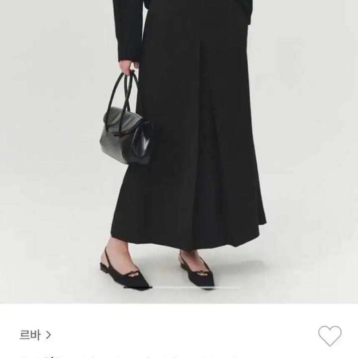 [BUNJANG] Levar A-line Maxi Skirt Black Small / [S] 르바 에이라인 맥시스커트 블랙 스몰