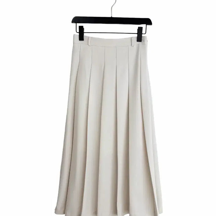 [SOLD OUT] 교신안함)크림아이보리 플리츠 롱 스커트