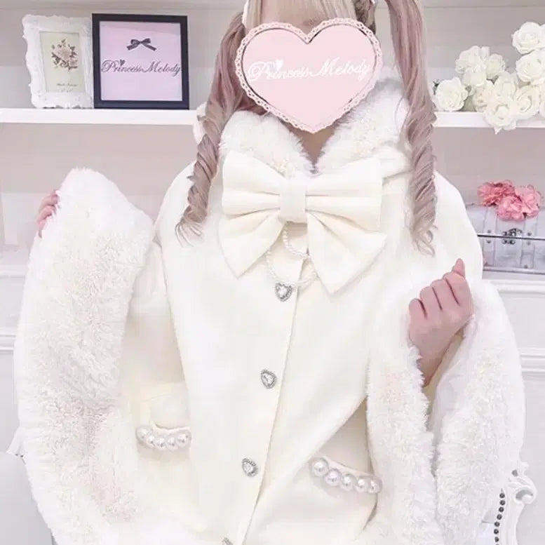 [BUNJANG] Maz Primero Poncho Cape / 마즈 프리메로 판초 화이트 케이프 양산형양지뢰일브