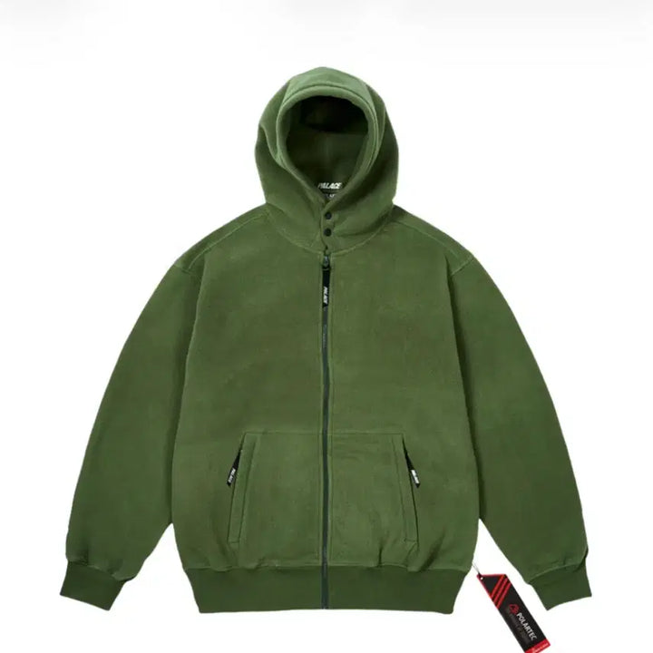 [BUNJANG] Palace Polartec Laser Zip Hood The Deep Green - 24FW / [S] 팔라스 폴라텍 레이저 집 후드 더 딥 그린 - 24FW