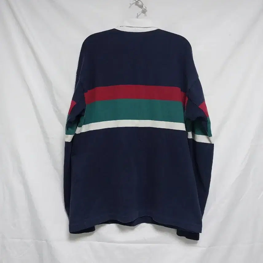 [BUNJANG] L.L.Bean USA Striped Rugby Shirt / L.L.Bean USA 스트라이프 럭비 셔츠 긴팔