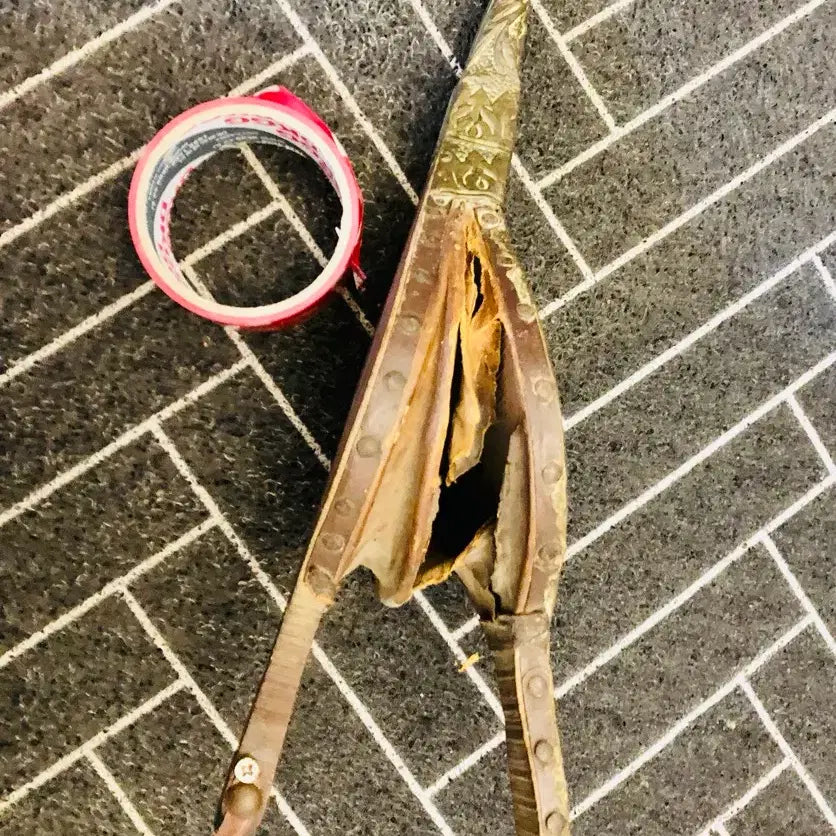 [BUNJANG] Antique Fireplace Bellows Decorative Item / 엔틱 벽난로 풍구 인테리어 골동품 소품