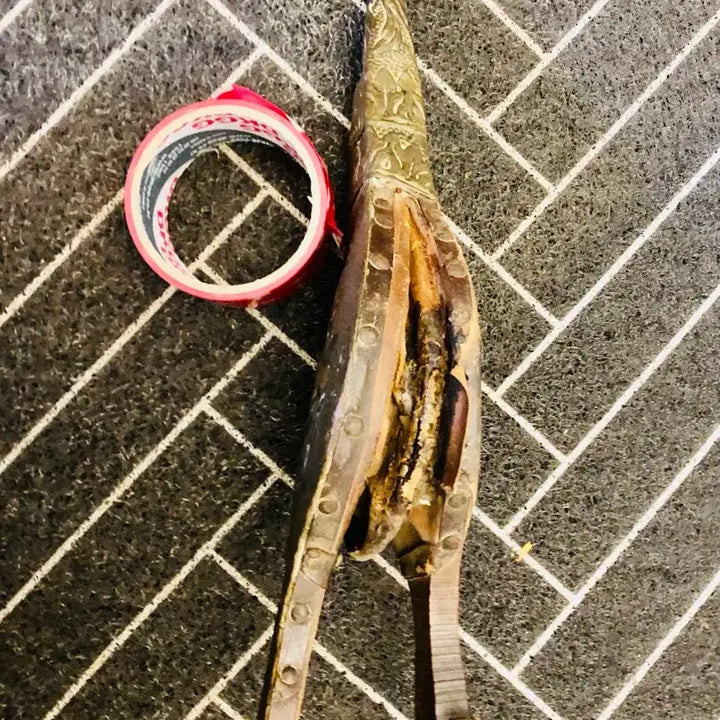 [BUNJANG] Antique Fireplace Bellows Decorative Item / 엔틱 벽난로 풍구 인테리어 골동품 소품