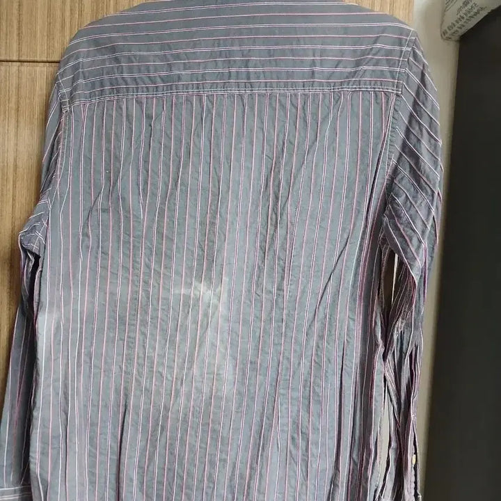 [BUNJANG] Beanpole Jeans Western Stripe Long Sleeve Shirt / 빈폴 진스 웨스턴스트라이프 긴팔 셔츠 남방 105