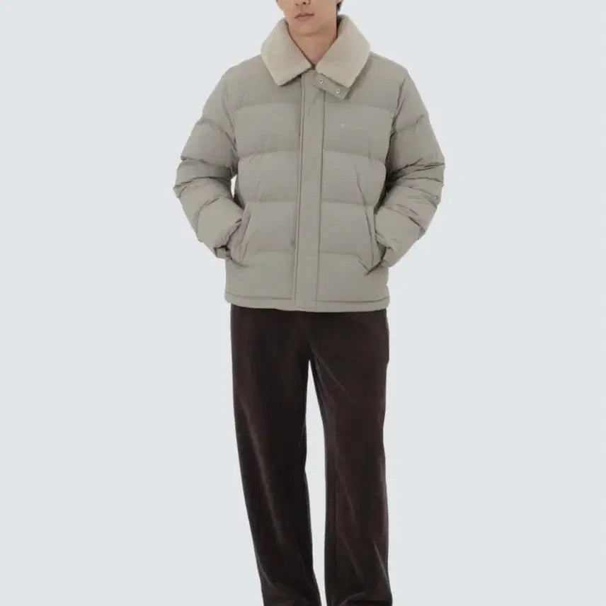 [BUNJANG] Snow Peak Caraboucle Neck Heavy Down Padded Jacket / 스노우피크 카라부클넥 헤비다운 패딩 자켓