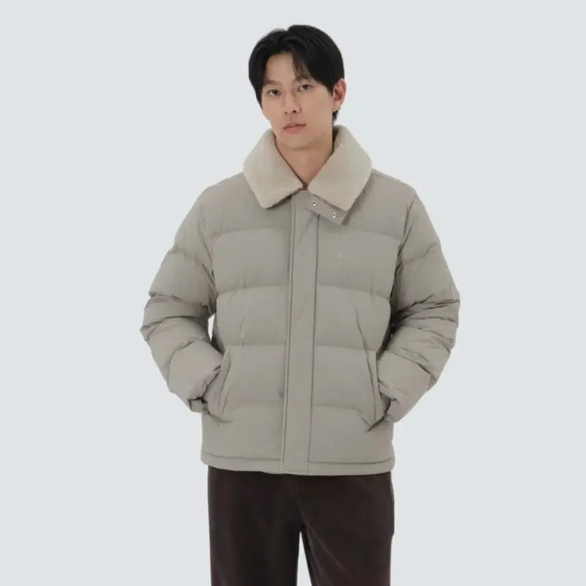 [BUNJANG] Snow Peak Caraboucle Neck Heavy Down Padded Jacket / 스노우피크 카라부클넥 헤비다운 패딩 자켓
