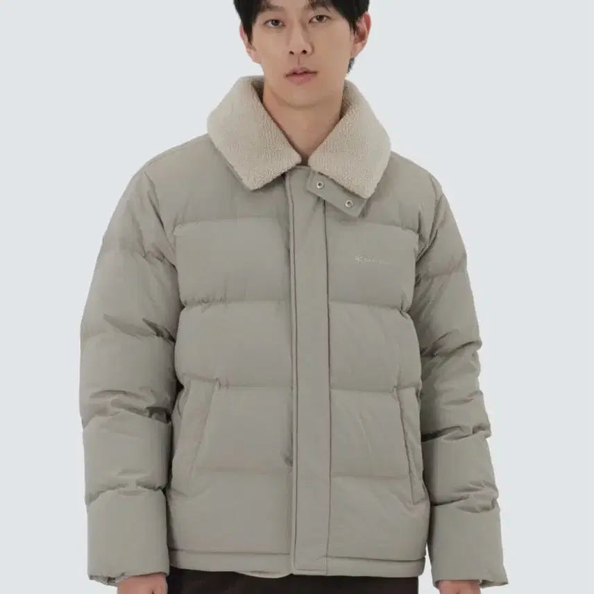 [BUNJANG] Snow Peak Caraboucle Neck Heavy Down Padded Jacket / 스노우피크 카라부클넥 헤비다운 패딩 자켓