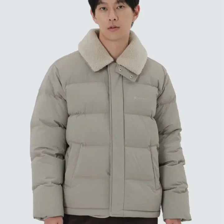 [BUNJANG] Snow Peak Caraboucle Neck Heavy Down Padded Jacket / 스노우피크 카라부클넥 헤비다운 패딩 자켓