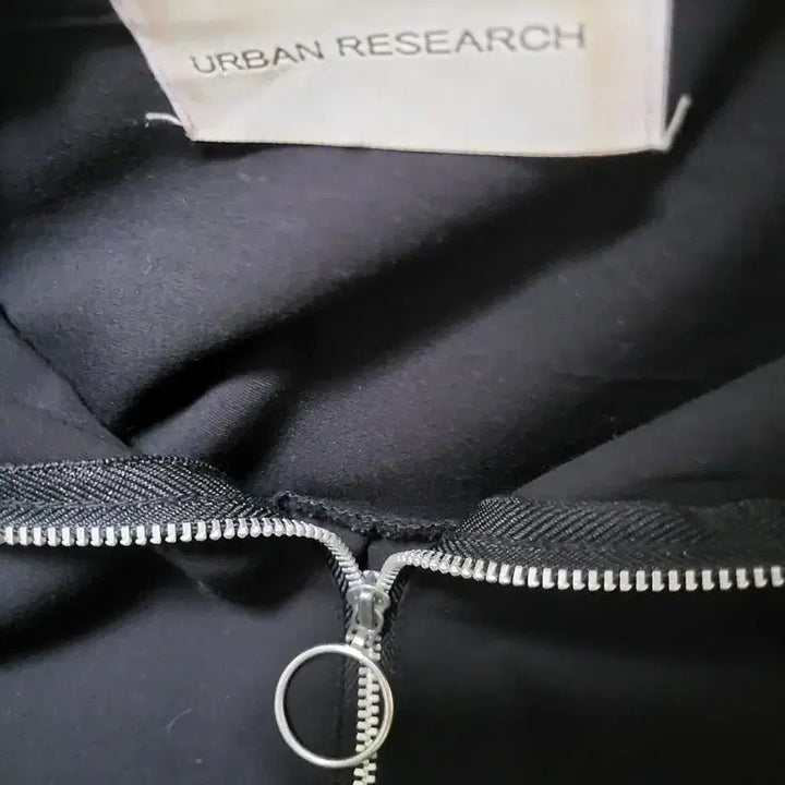[BUNJANG] Black Collar Zip-Up Long Sleeve / 블랙 카라넥 집업 롱 슬리브