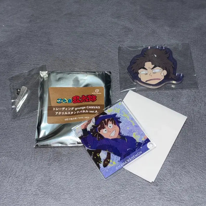 [BUNJANG] Nintama Rantaro 5th Graders Kukuchi Magnet &amp; Hachizaemon Acrylic Stand (Unused) / (미사용) 닌타마 란타로 5학년 쿠쿠치 자석,하치자에몽 아크릴 스탠드