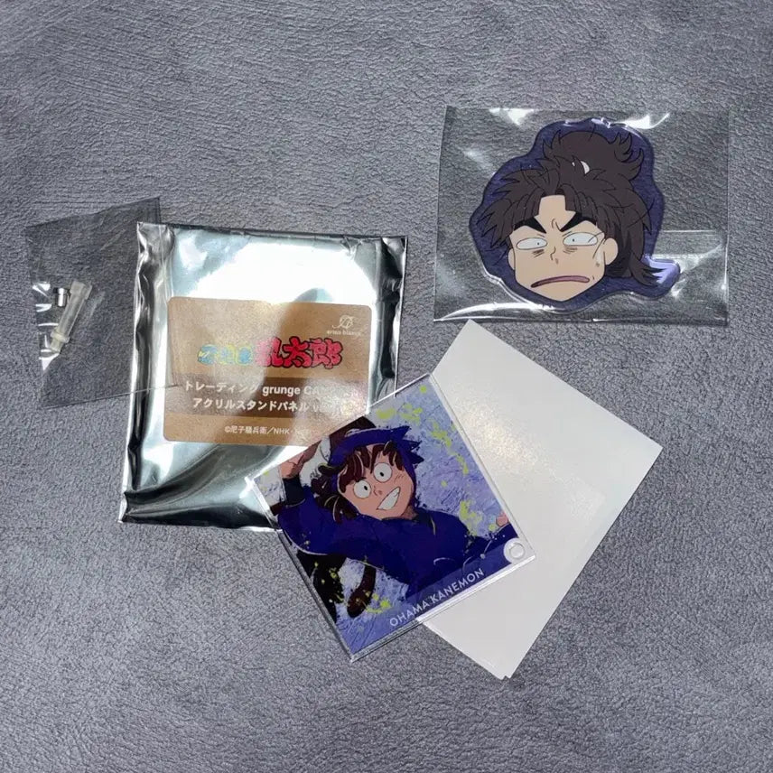 [BUNJANG] Nintama Rantaro 5th Graders Kukuchi Magnet &amp; Hachizaemon Acrylic Stand (Unused) / (미사용) 닌타마 란타로 5학년 쿠쿠치 자석,하치자에몽 아크릴 스탠드