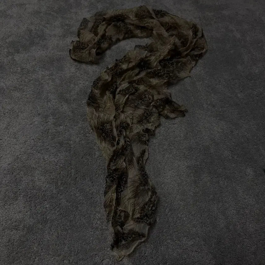 [BUNJANG] Japanese Vintage Rock Chic Punk Leopard Scarf / 일본빈티지 락시크 펑크 레오파드 스카프