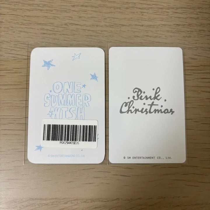 [SOLD OUT] 엔시티위시 료 포카 핑크크리스마스 위시전시회 특전