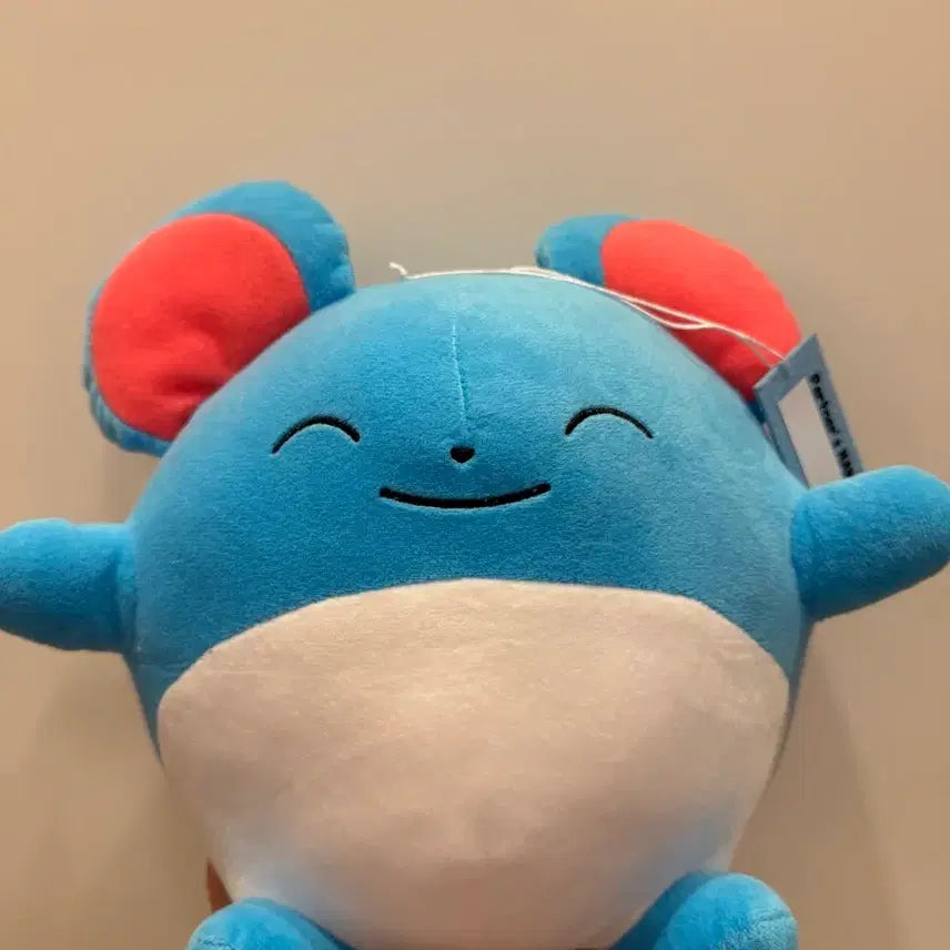 [BUNJANG] Official Pokémon Center Marill Wink Partner Naming Plush (Medium) / 포켓몬센터 정품 마릴 윙크 파트너 이름지어주기 중형인형 누이