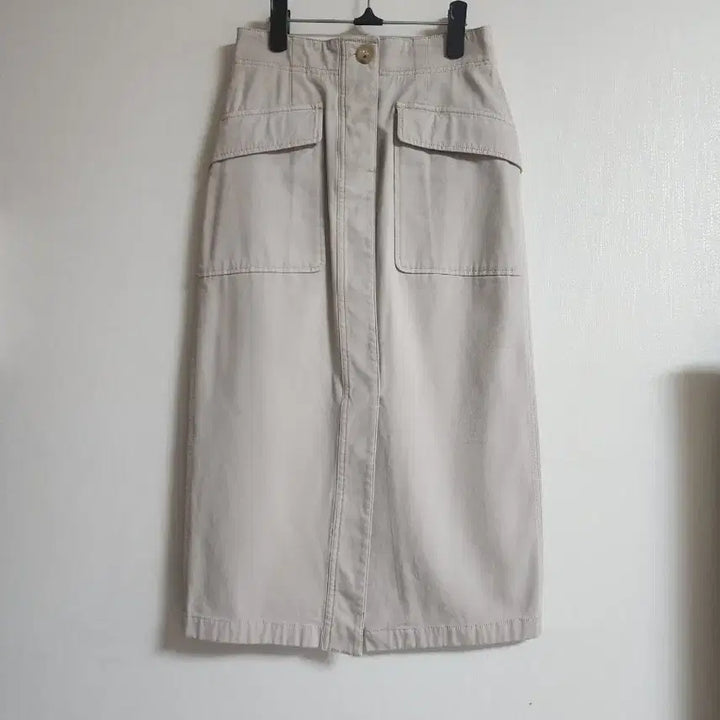 [SOLD OUT] 랑방컬렉션 빅포켓 스커트(한섬 랑방 마인 타임 시스템