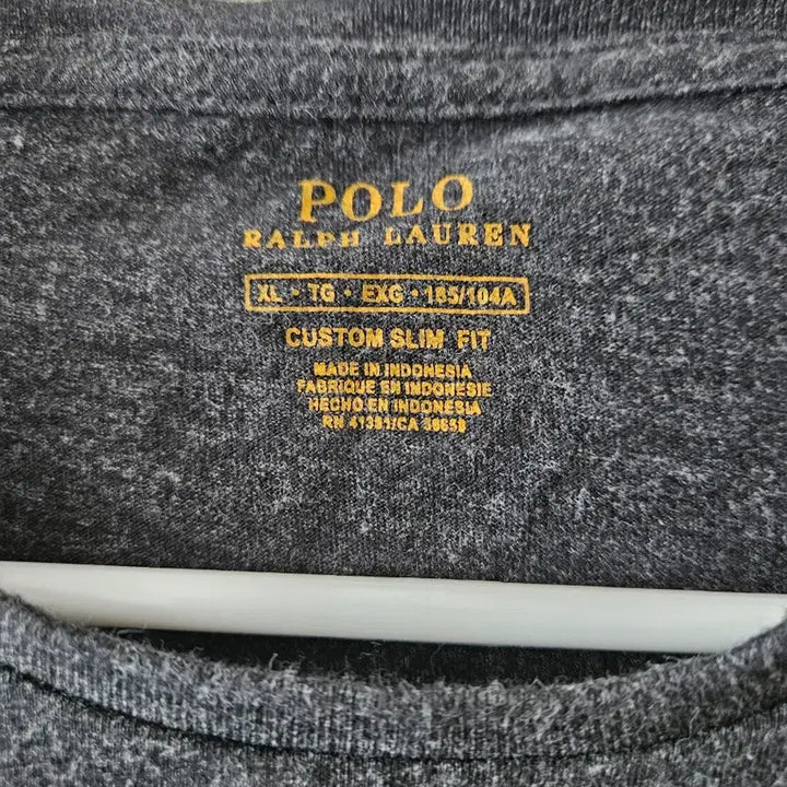[BUNJANG] Polo Ralph Lauren Charcoal T-shirt XL / 폴로 랄프로렌 반팔 티셔츠 차콜색 XL 1회착용