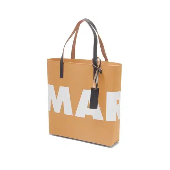 [BUNJANG] MARNI Logo Tote Bag Beige / [새상품] 마르니 MARNI 로고 토트백 베이지