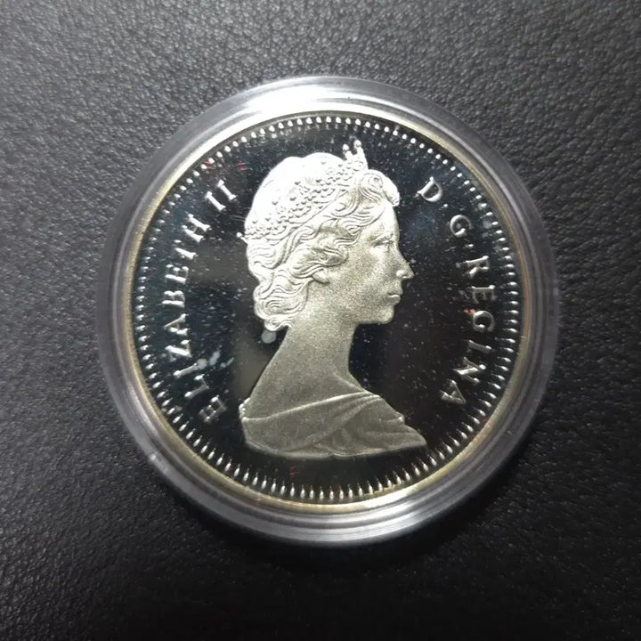 [BUNJANG] 1989 Canada Mackenzie River Rare Silver Coin Collectible / 1989년 캐나다 메젠지강은화 희귀은화수집용