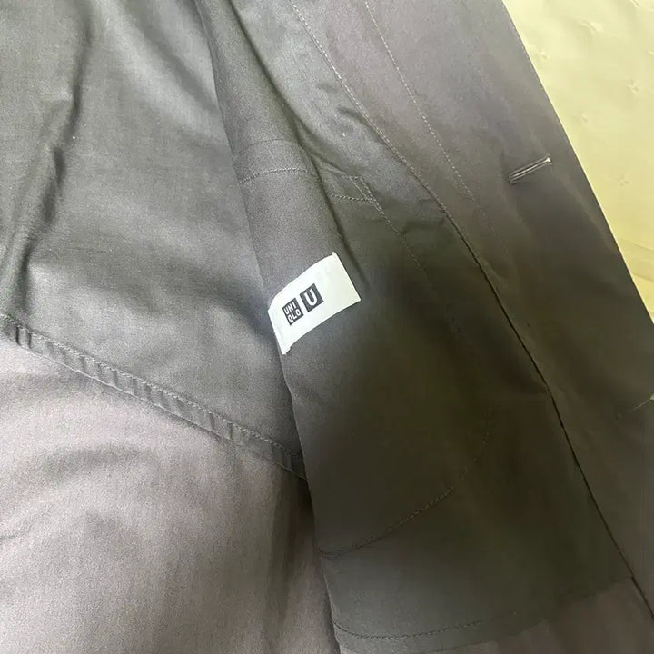 [BUNJANG] Uniqlo U Oversized Trench Coat Charcoal / [M] 유니클로U 오버사이즈 트렌치 코트 차콜